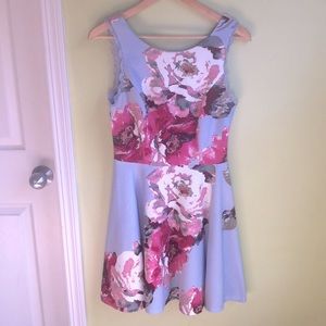 Floral mini dress